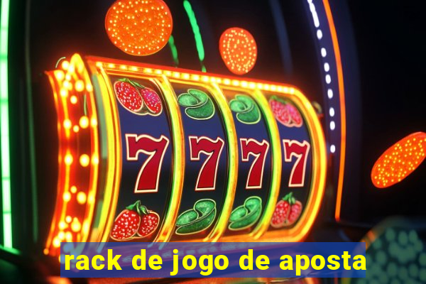 rack de jogo de aposta